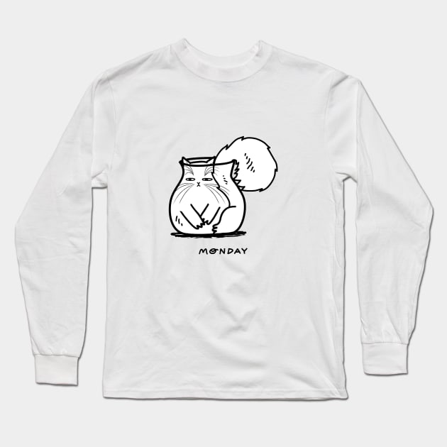 Monday Long Sleeve T-Shirt by sonhouse5